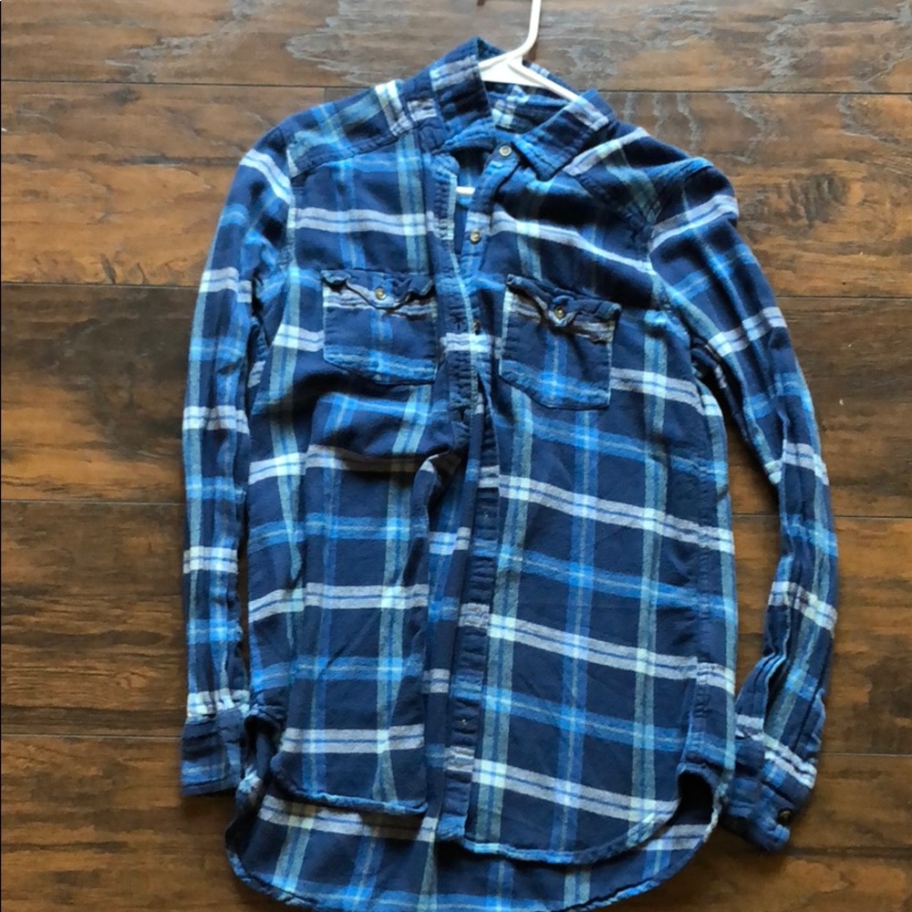 Blue flannel